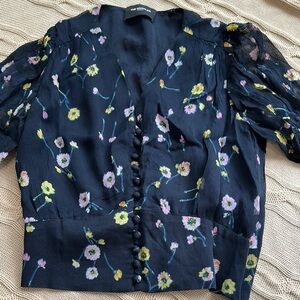 The Kooples Floral Blouse